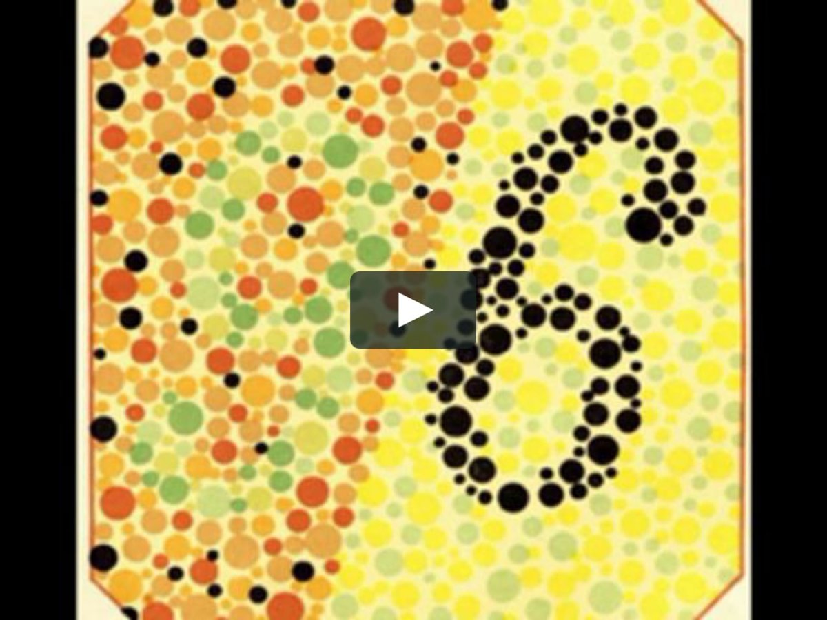 Дальтонизм таблица Рабкина