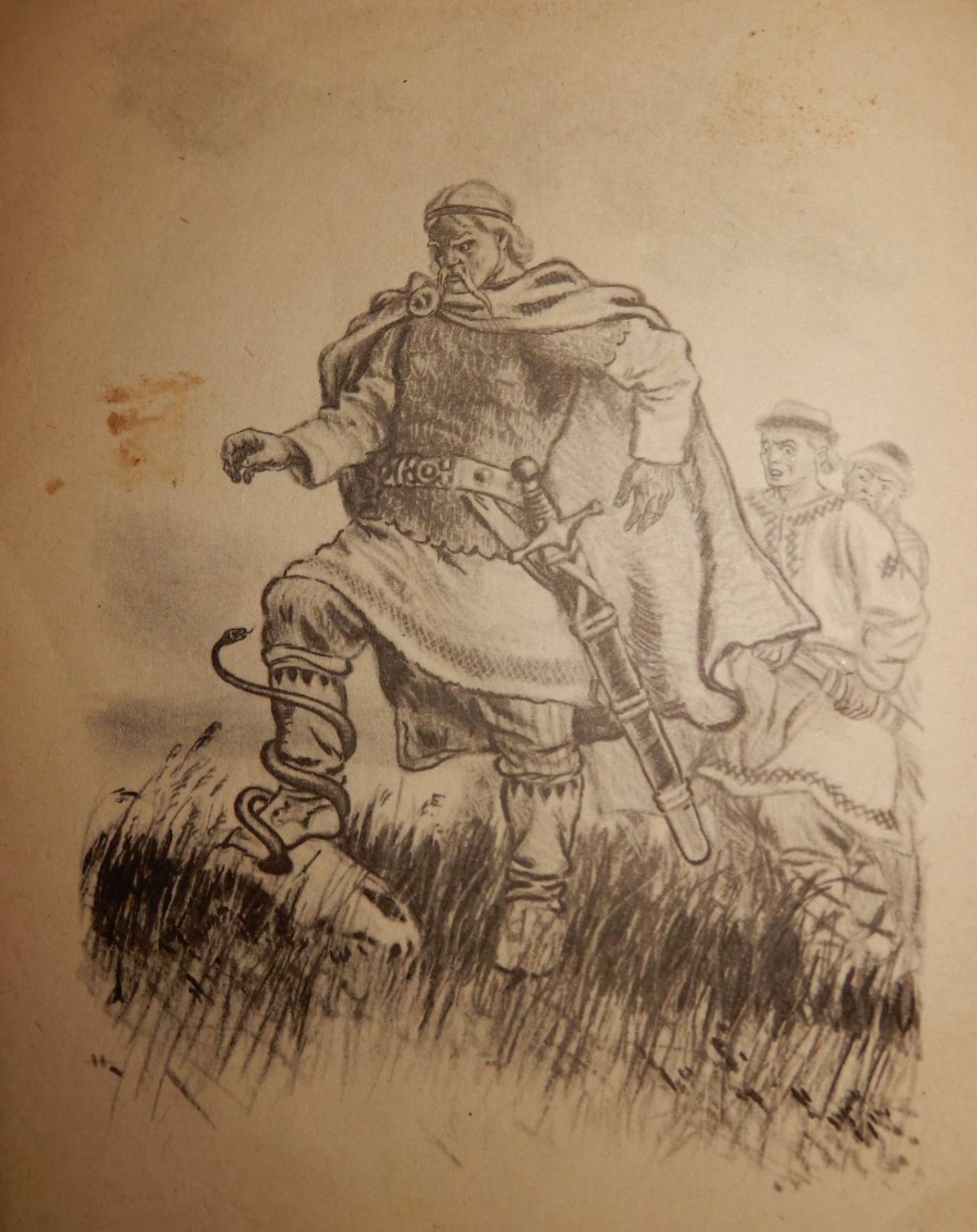 Иллюстрация к песне о вещем Олеге