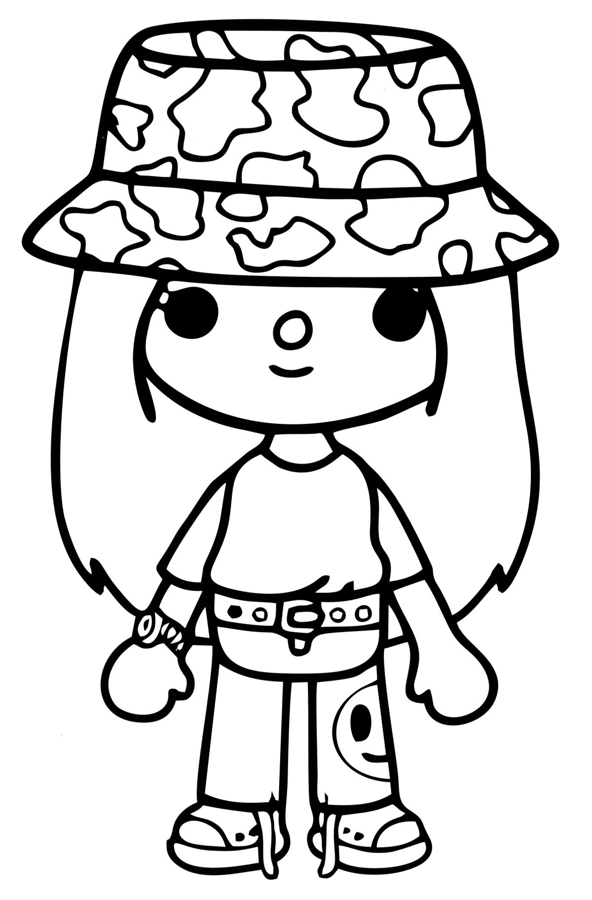 Toca boca раскраска