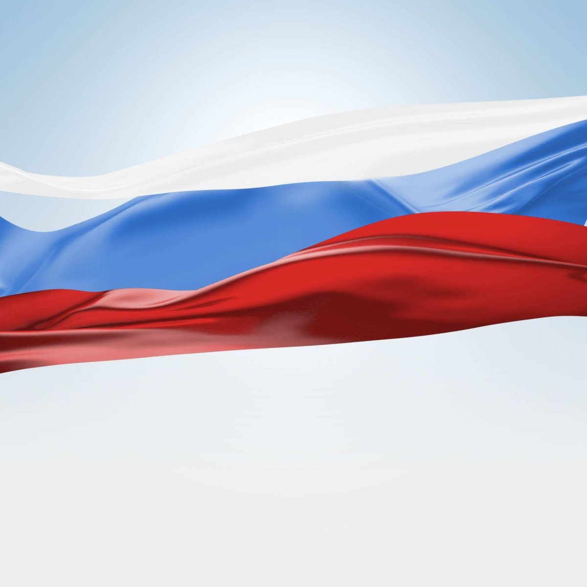 Триколор флаг России вектор