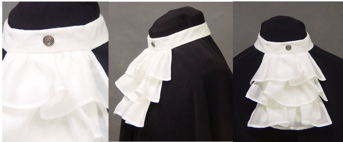 Съемное жабо для блузки