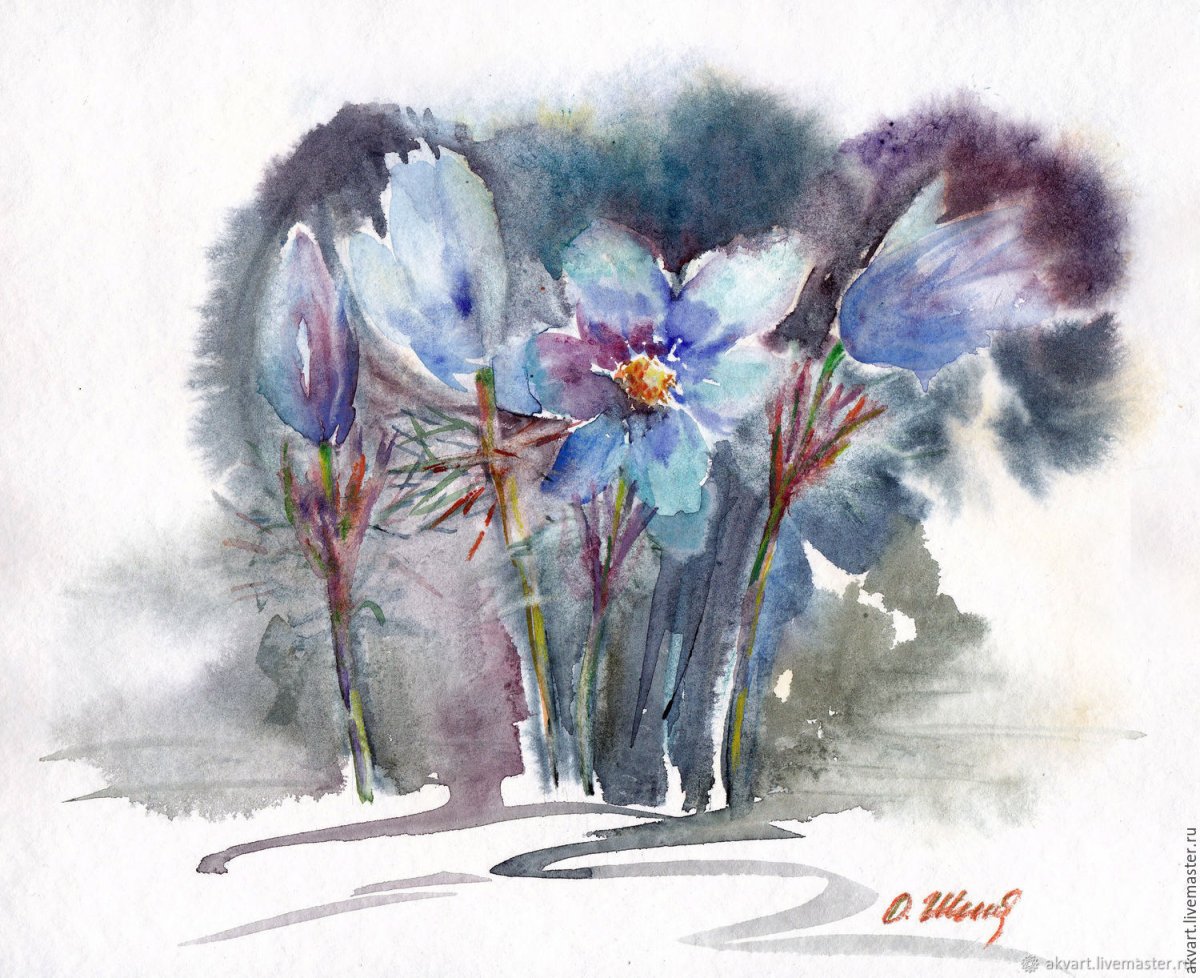 Акварельная живопись Ольги Шипилиной