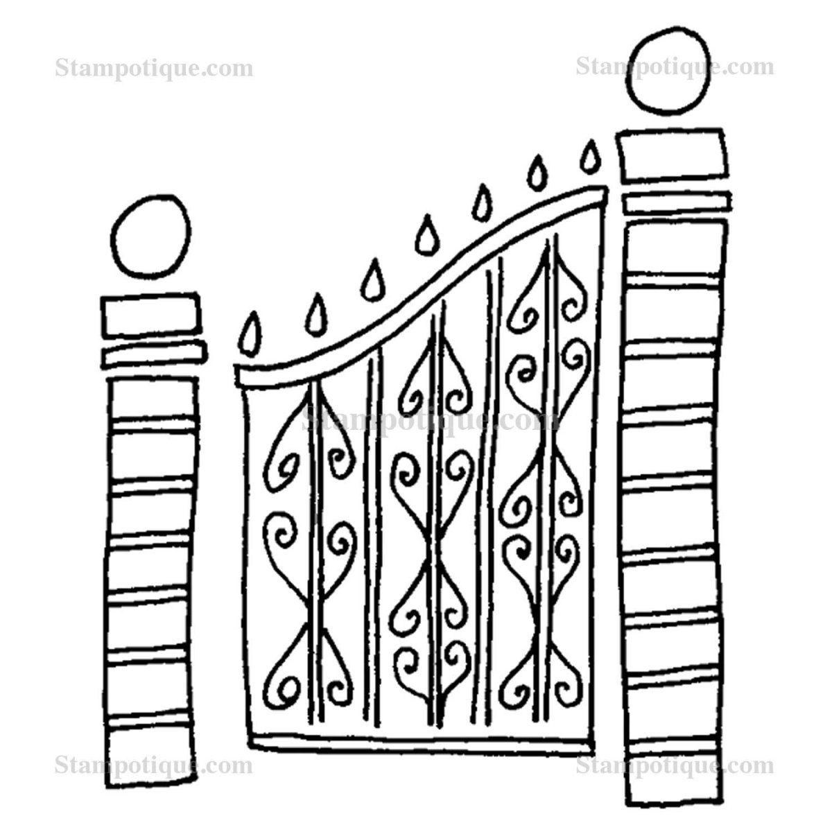 Деревянные ворота