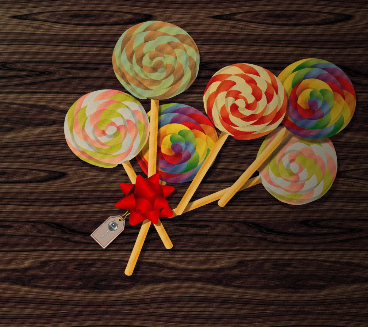 Конфета на палочке