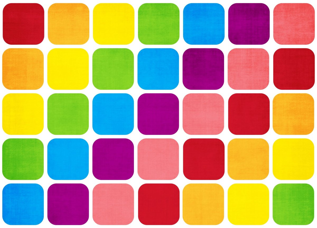 Квадраты разных цветов