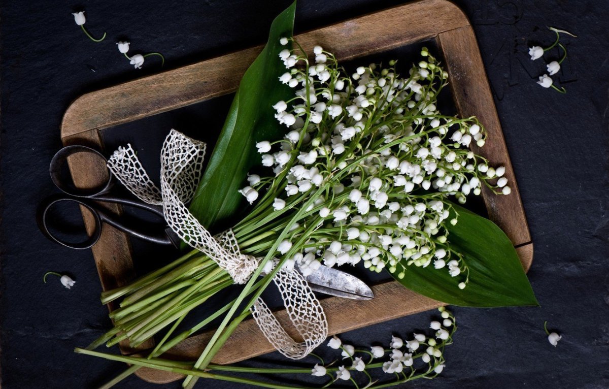 Букет "Ландыши" 20см