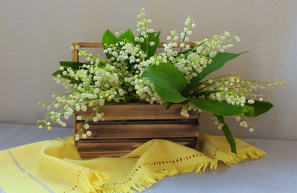 Ландыши в кувшине