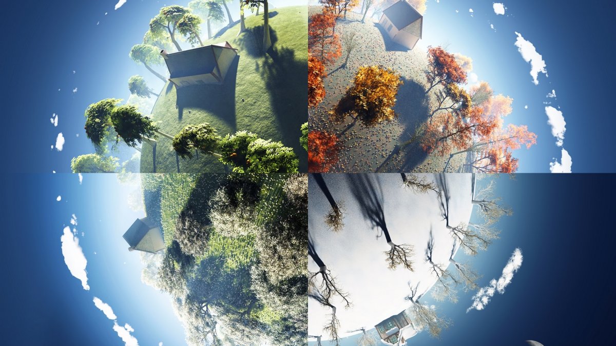 Сказочное объяснение смены времен года