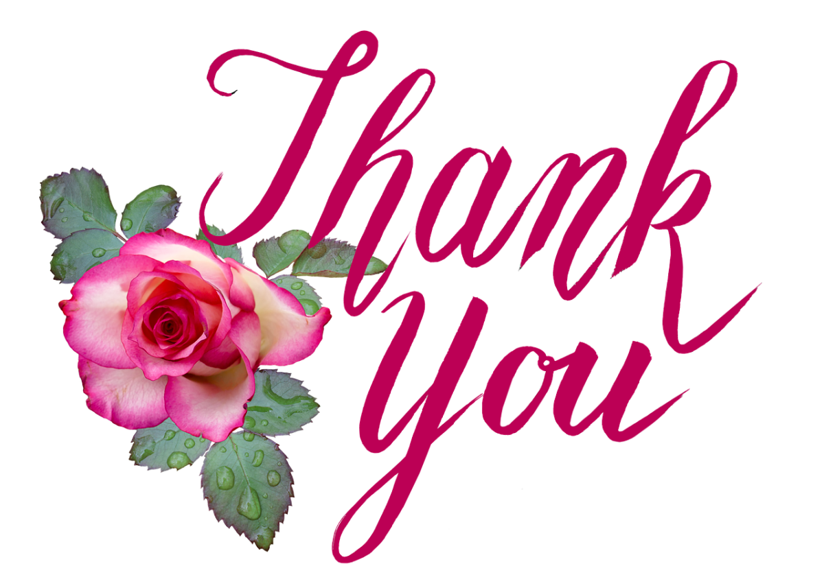 Стикер спасибо на прозрачном фоне