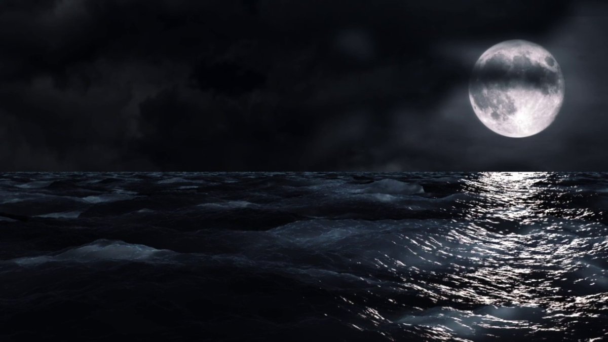 Пейзаж легкий Луна