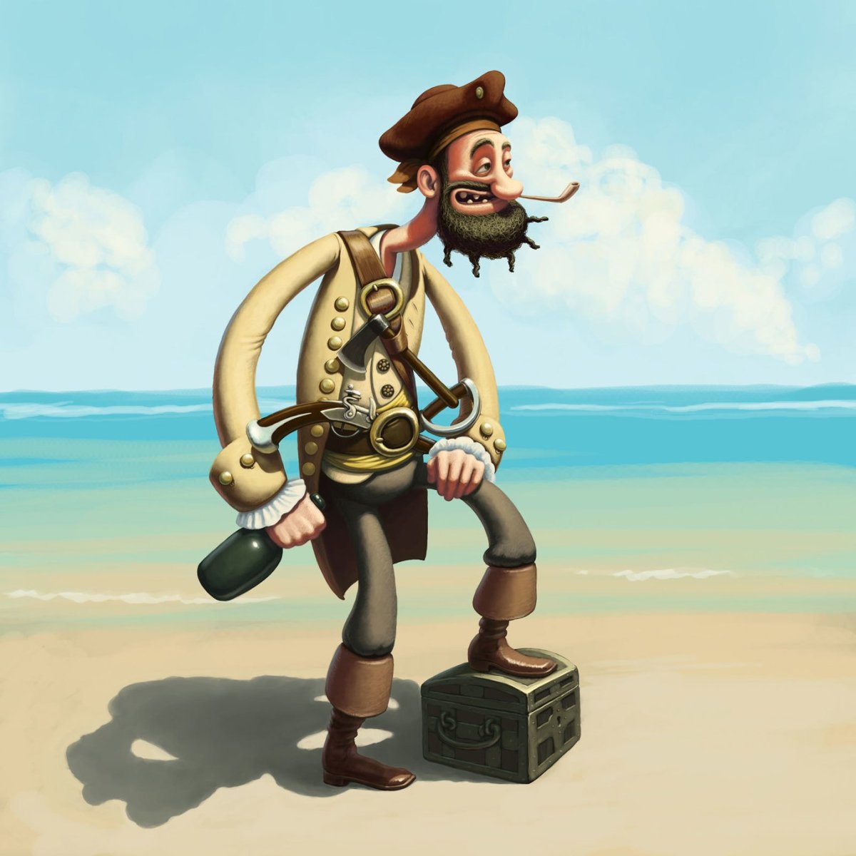 Прикольный пират