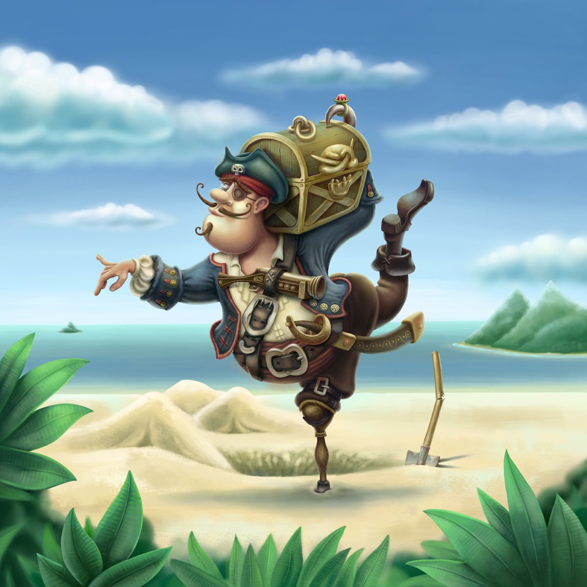 Прикольный пират