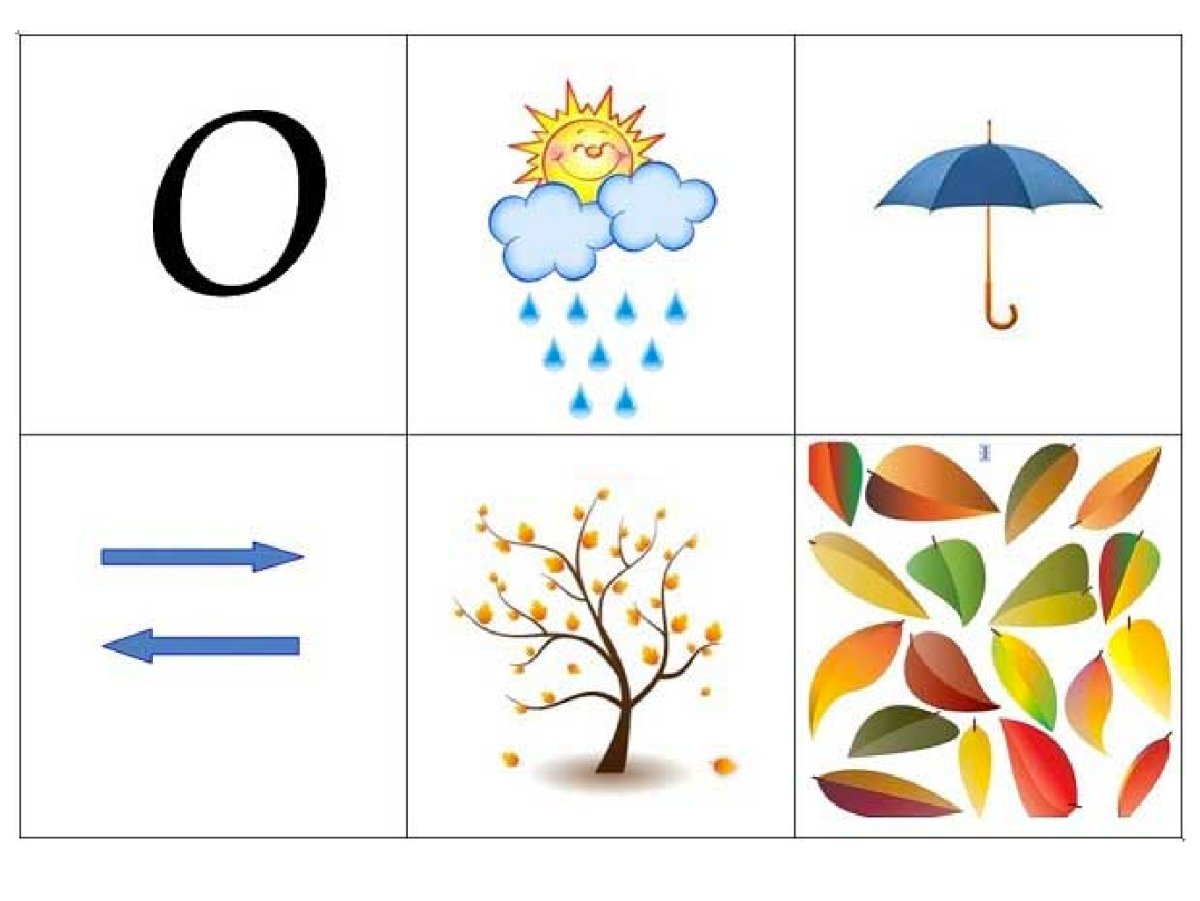 Мнемотаблица осень старшая группа
