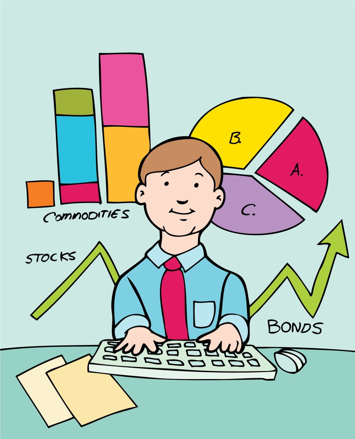 Экономист нарисованный