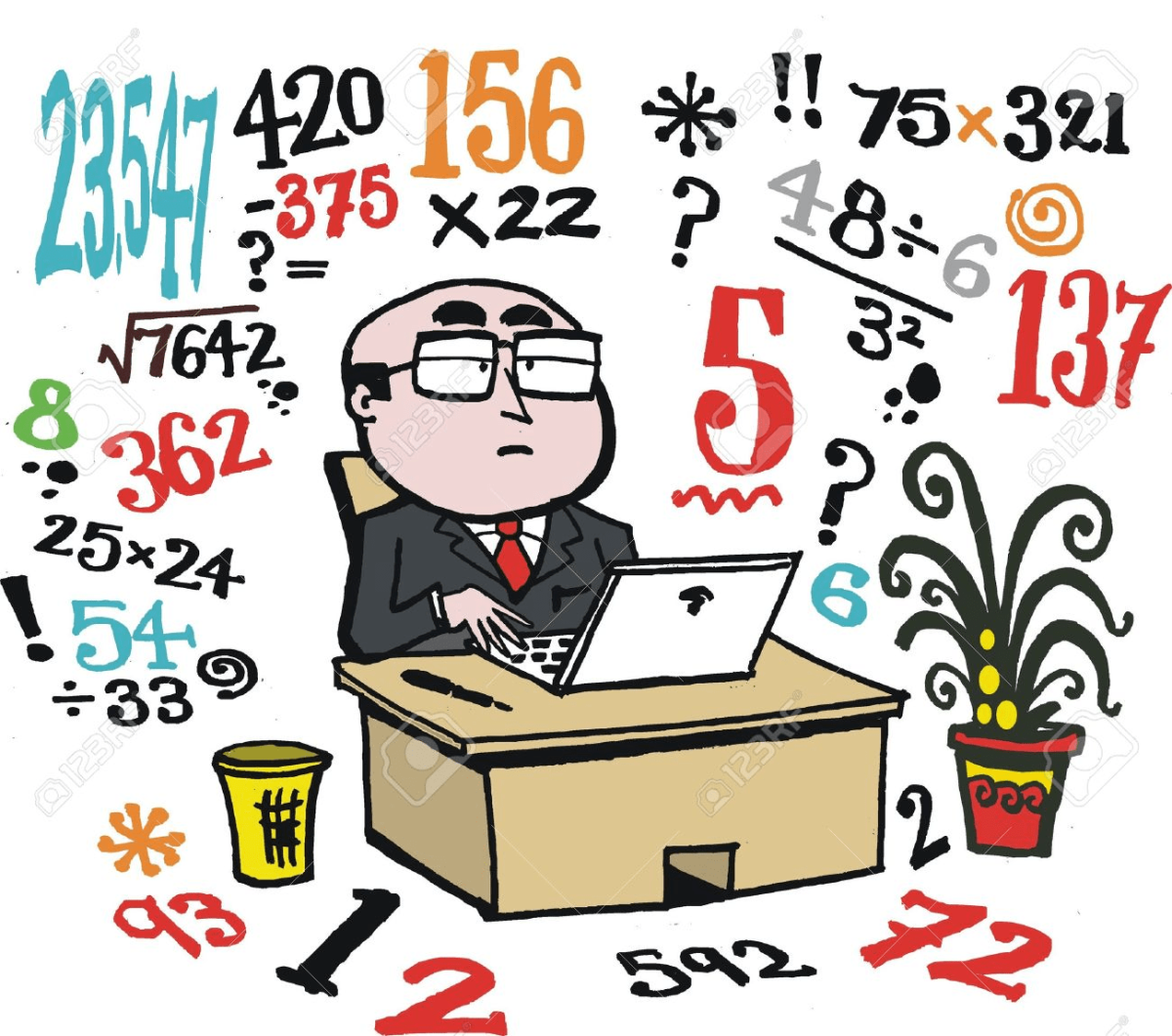 Плакат бухгалтер