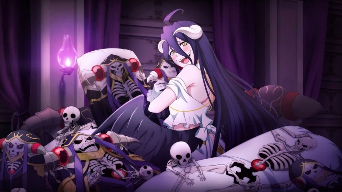 Оверлорд альбедо и Момонга