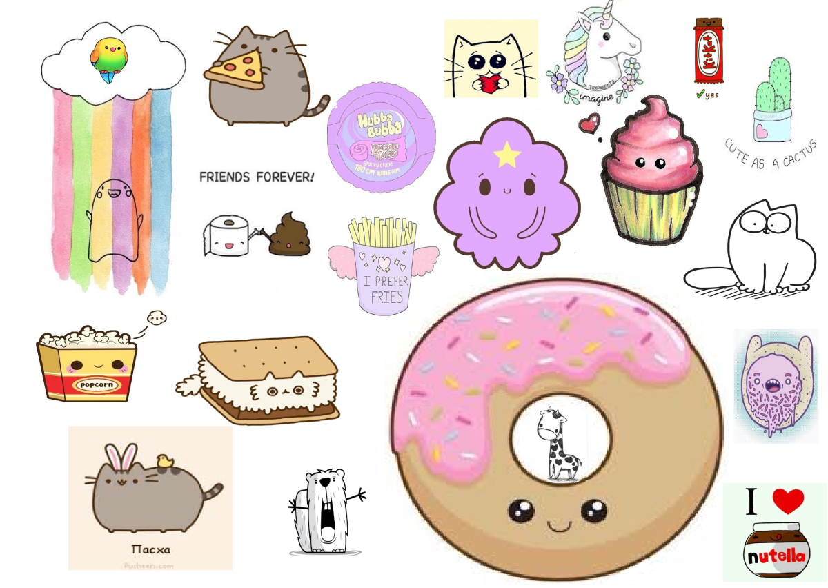 Рисунки лёгкие милые