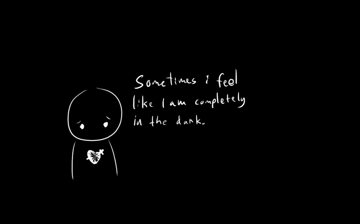 Прикольные обои на черном фоне