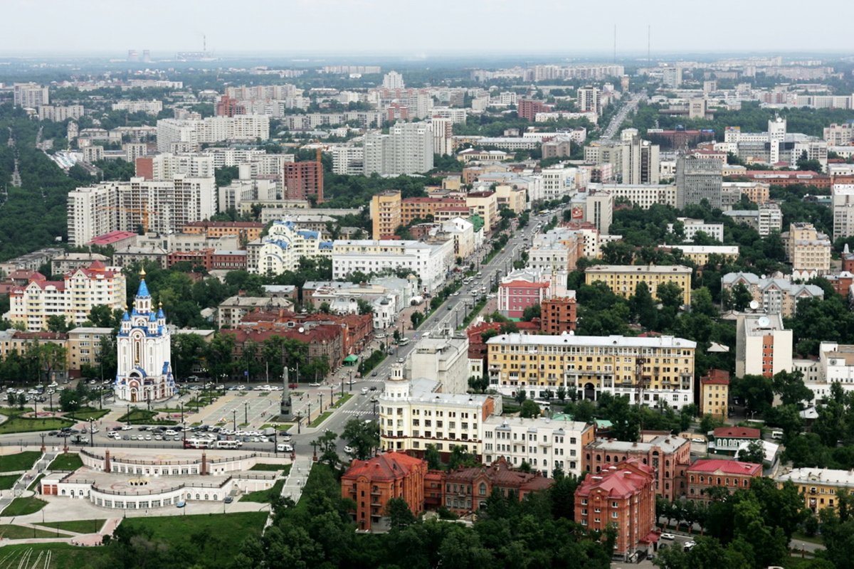 Площадь Муравьева Амурского в Хабаровске