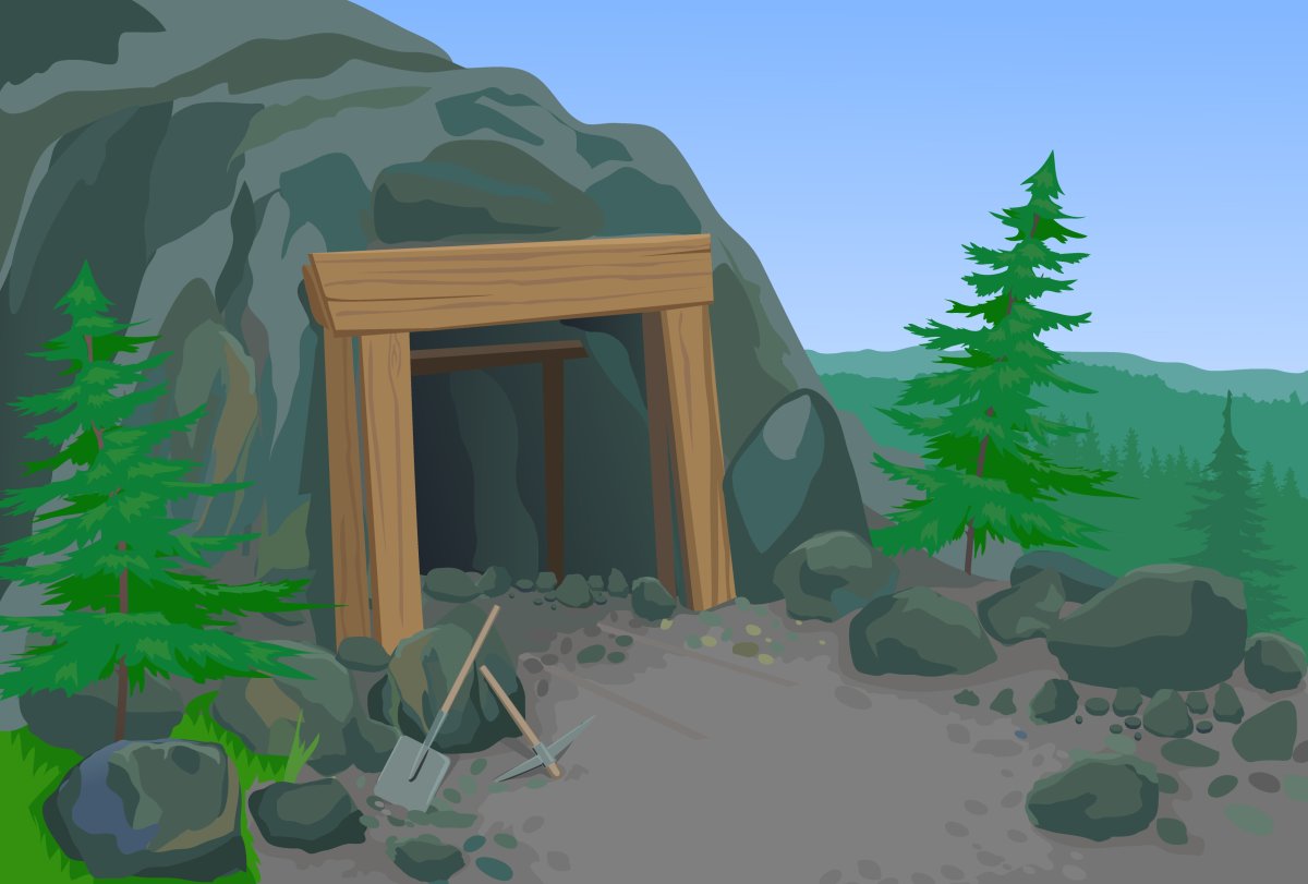 Пещера мультяшная