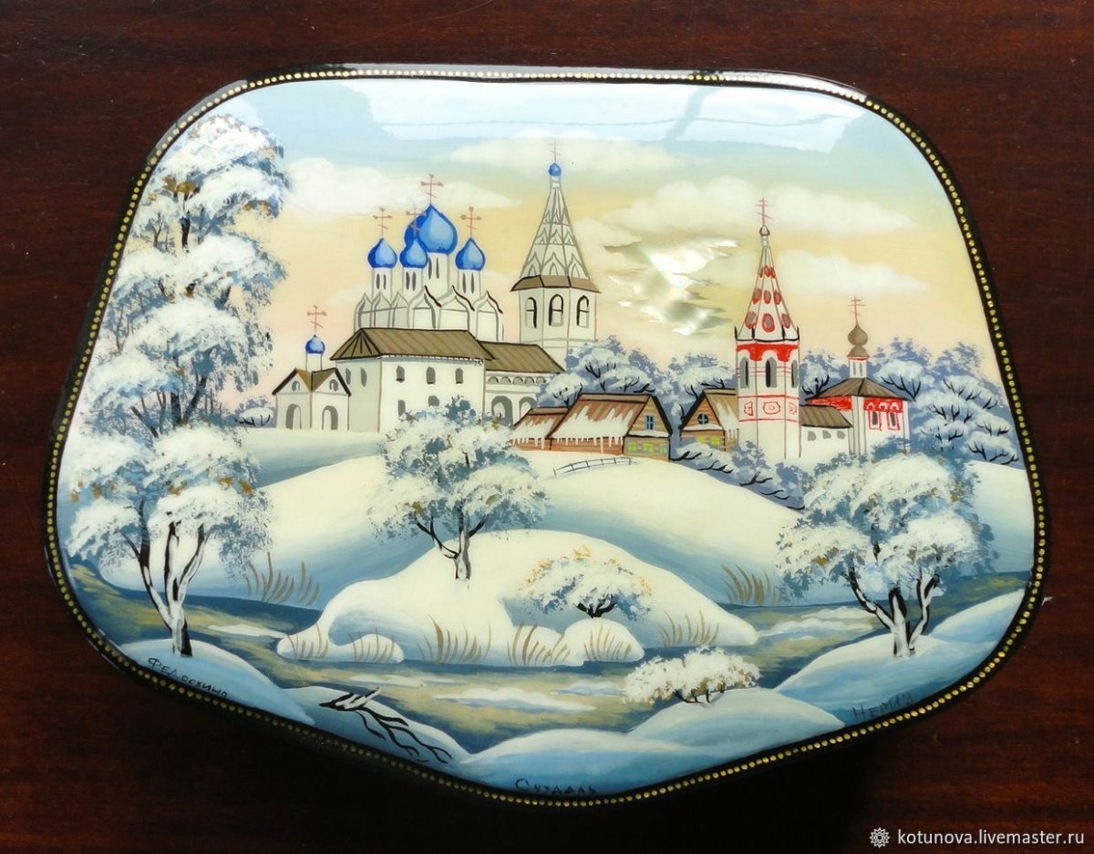 Лаковая живопись Федоскино