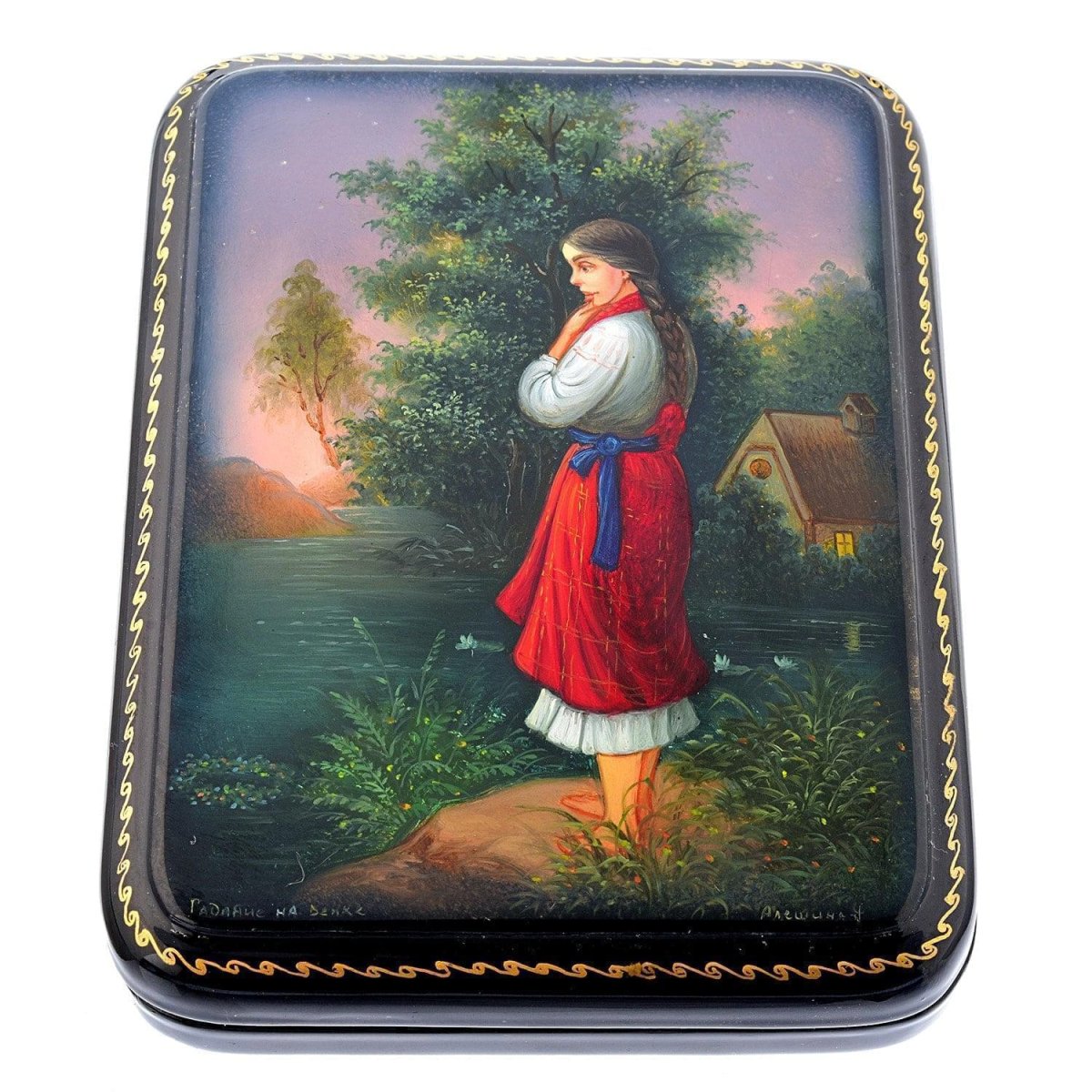 Федоскинская лаковая миниатюра