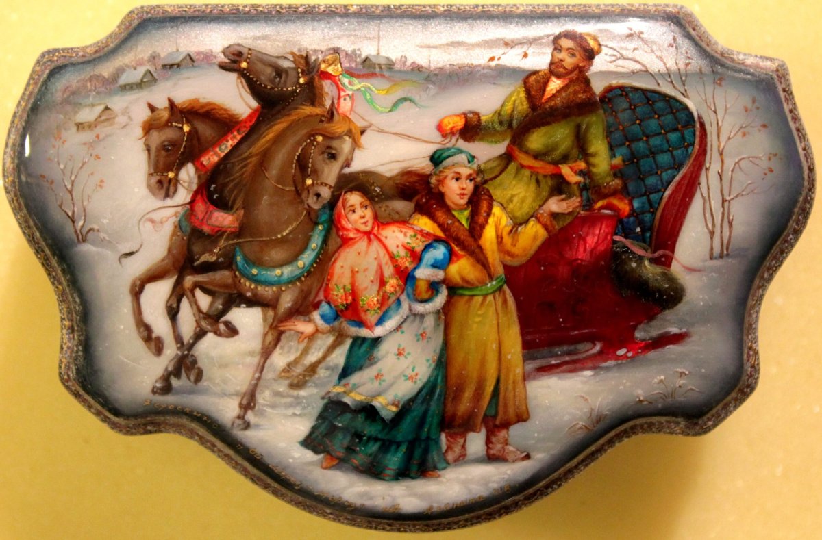 Федоскинская тройка Лукутинская