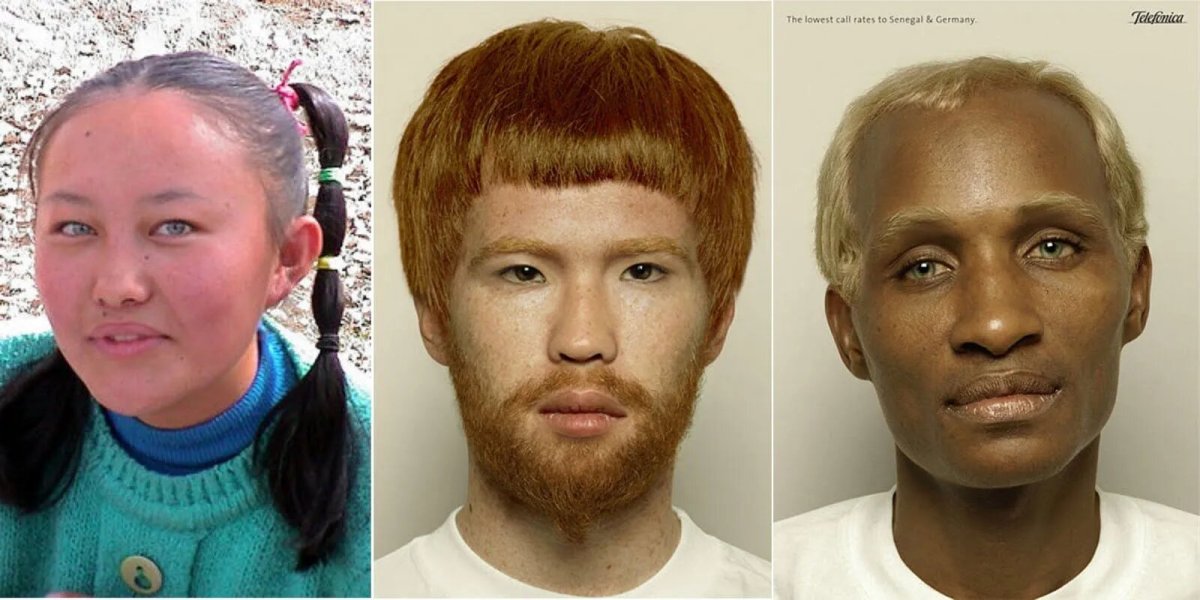 Улыбающиеся люди разных национальностей