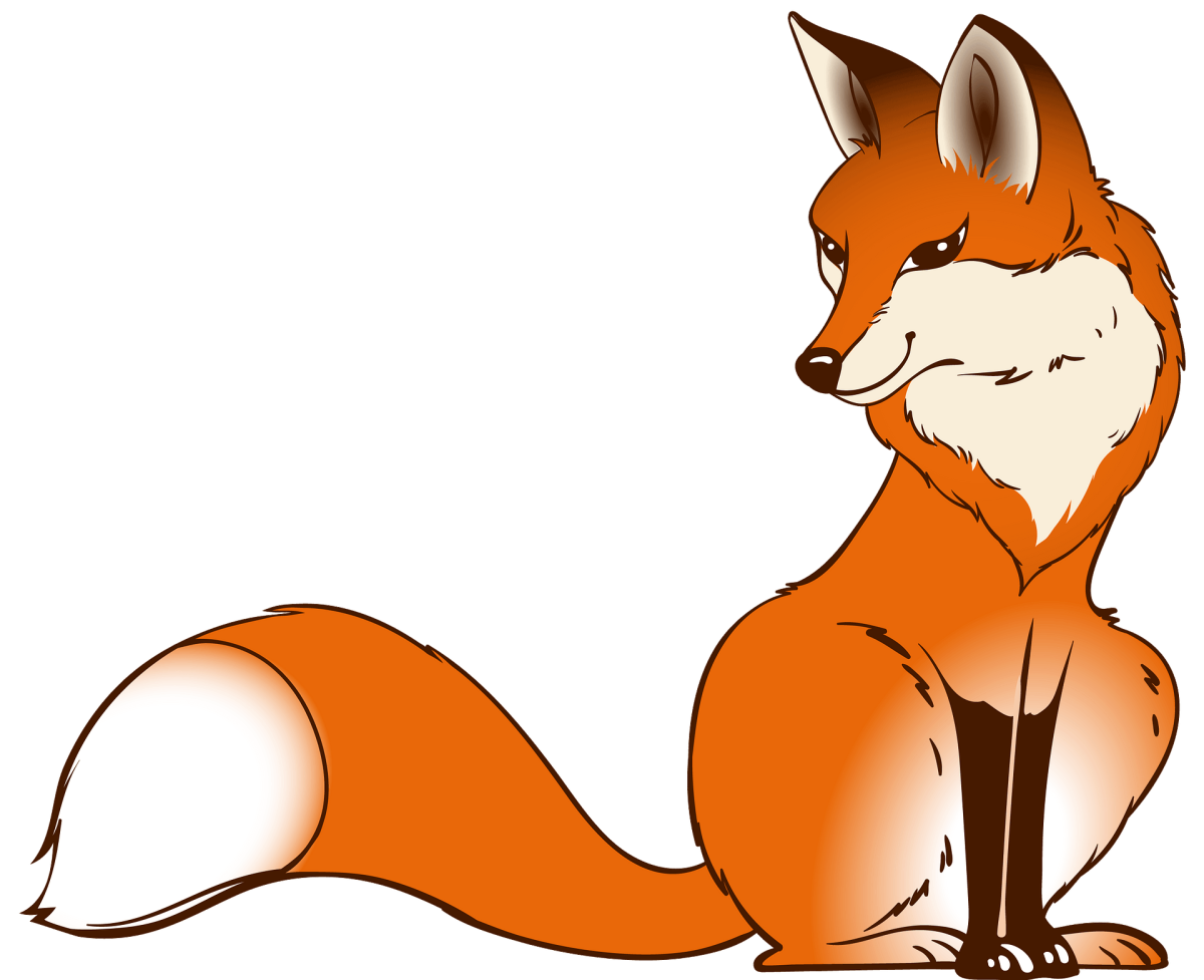 Лиса мультяшная