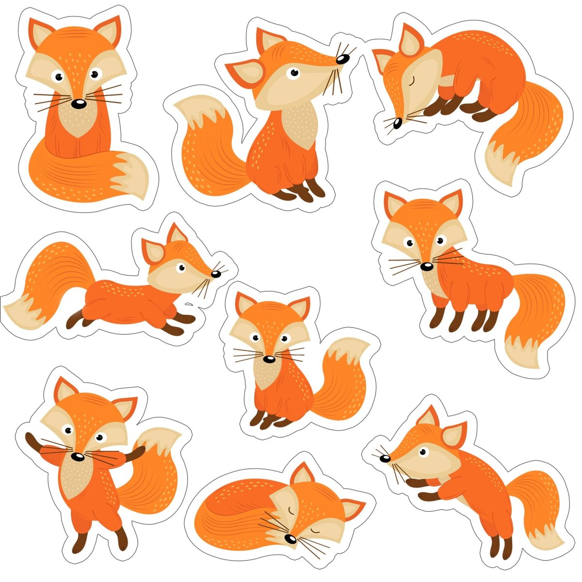 Картинка лиса для детей в детском саду