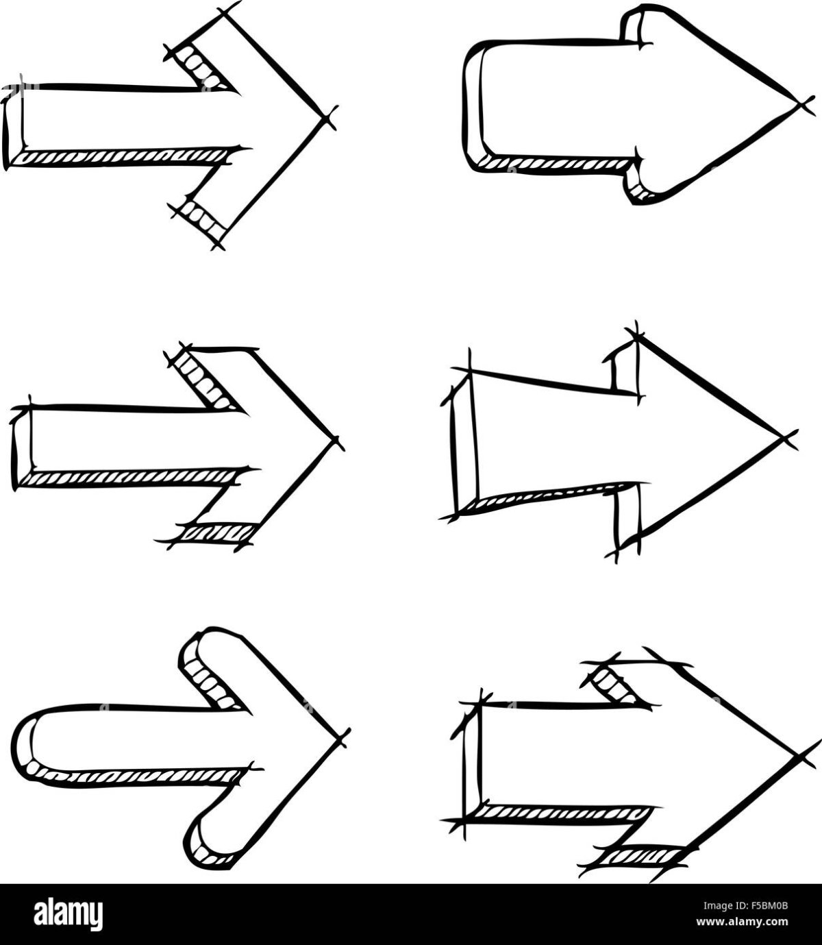 Нарисовать стрелки