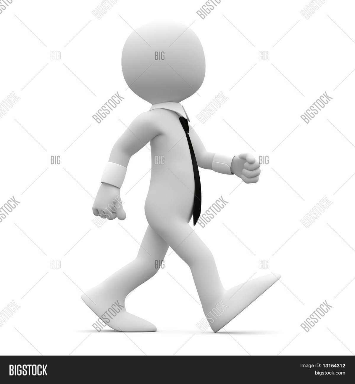 Человечек убегает