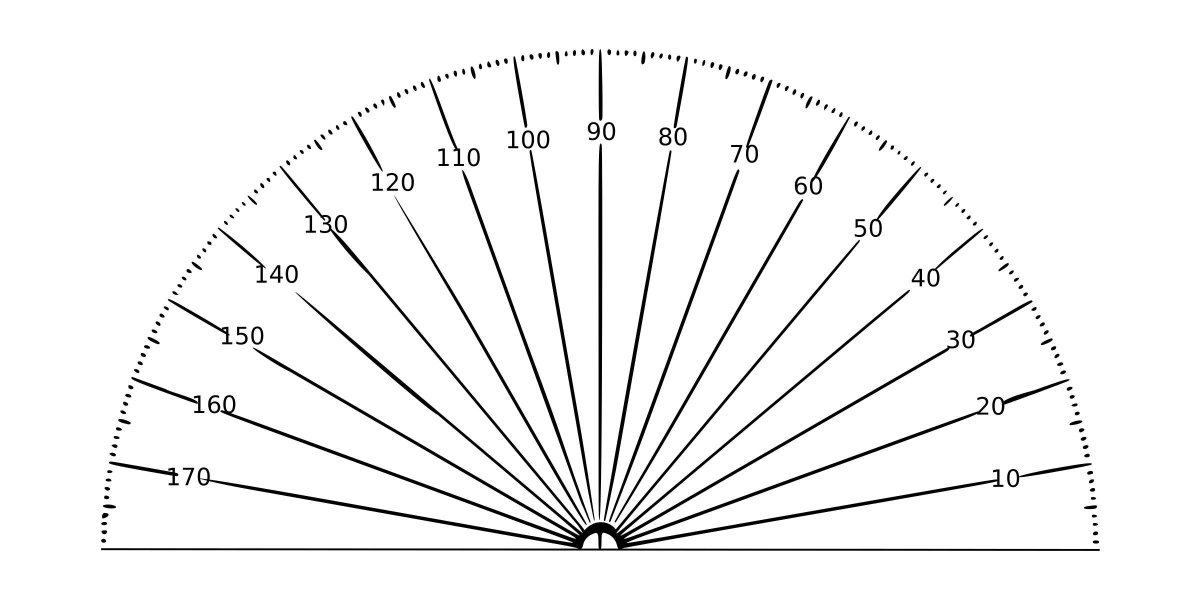 Градусная шкала 180
