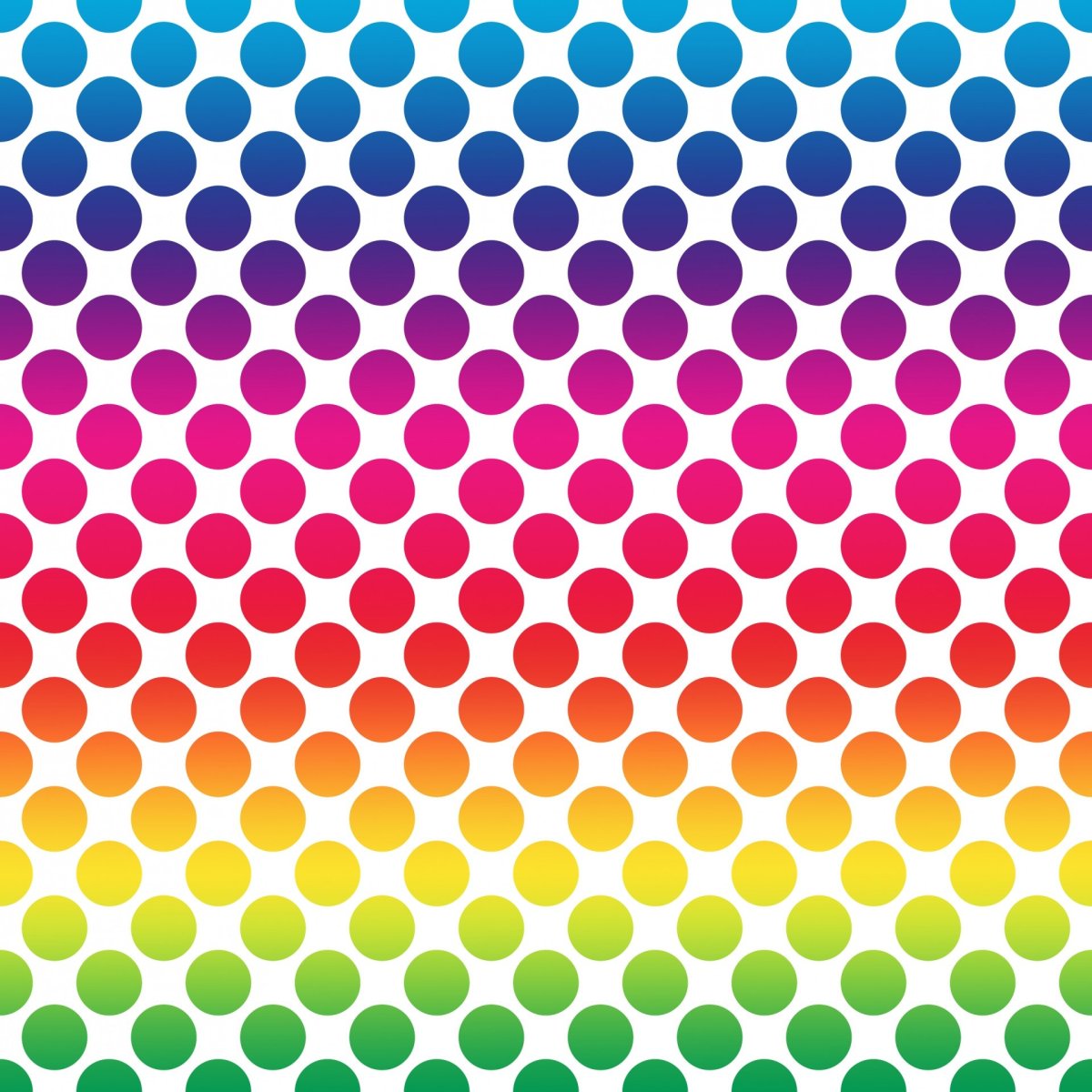 Много разноцветных точек