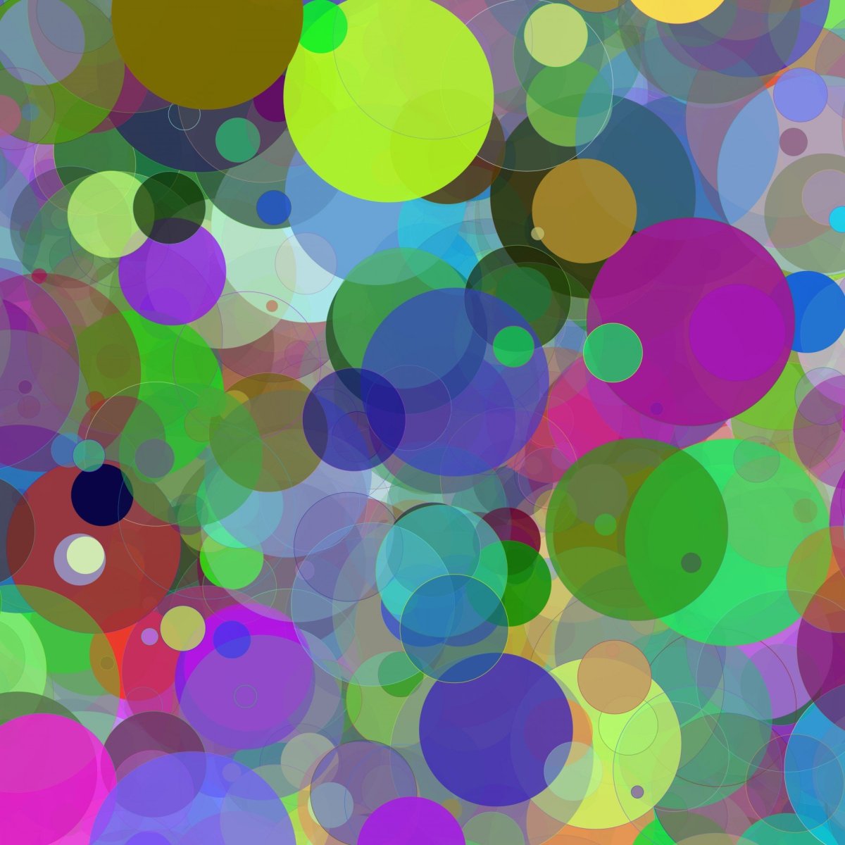 Радуга из кружочков