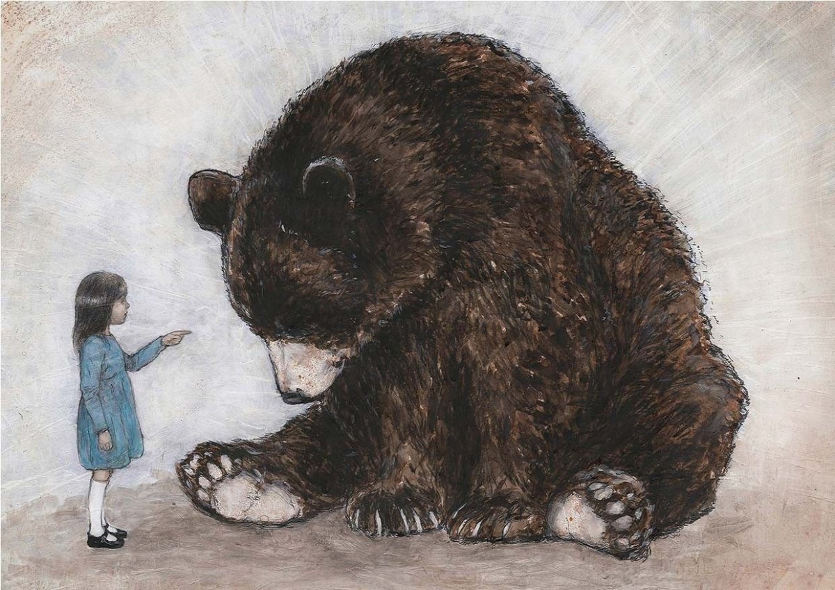 Девочка и медведь