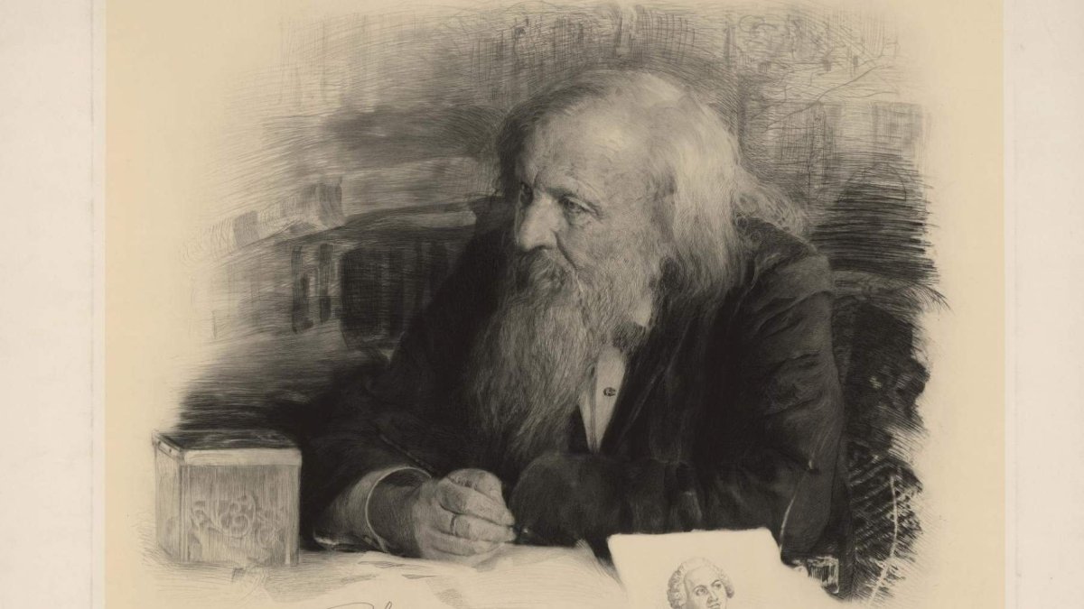 Илья Репин портрет Менделеева