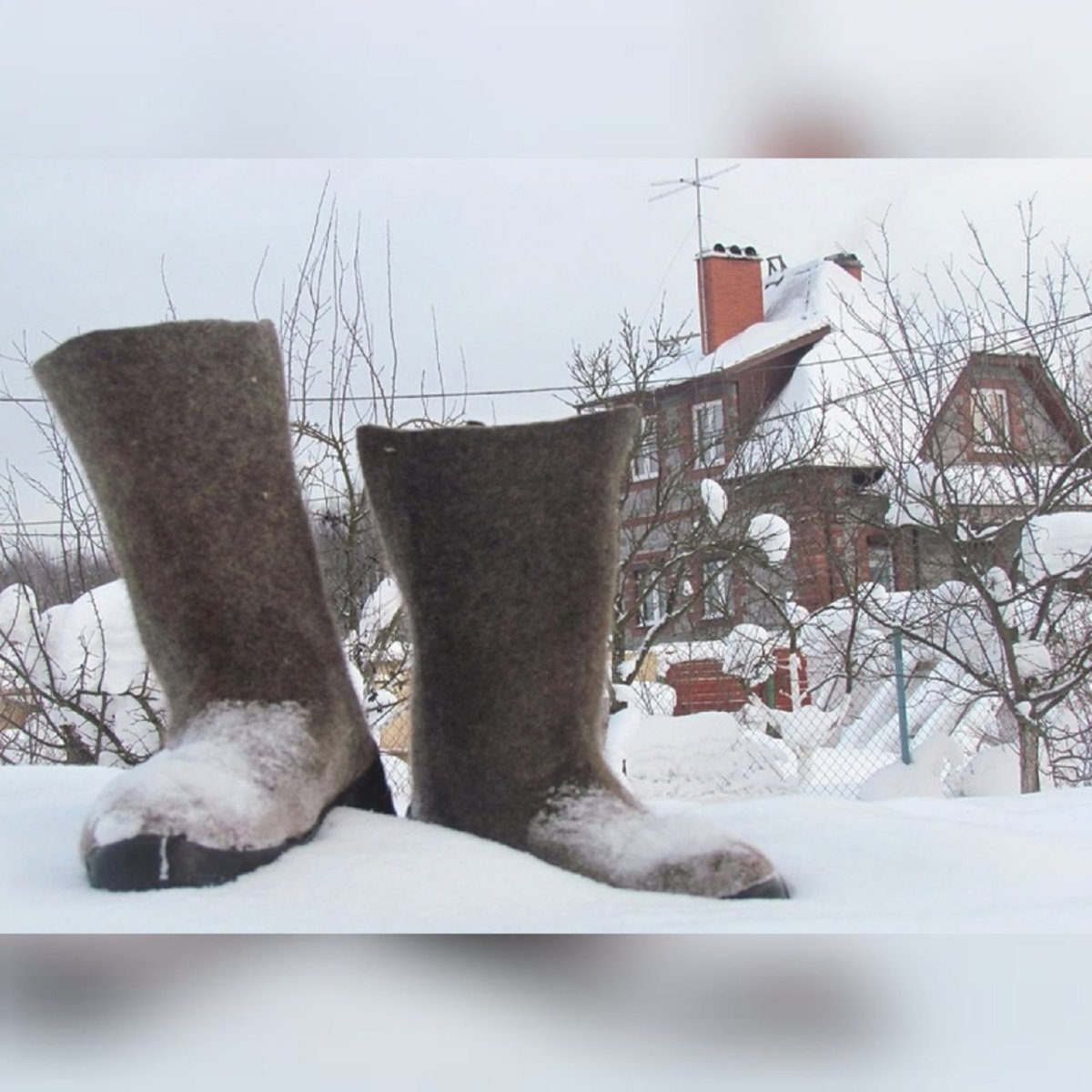 Сибирский валенок промысел