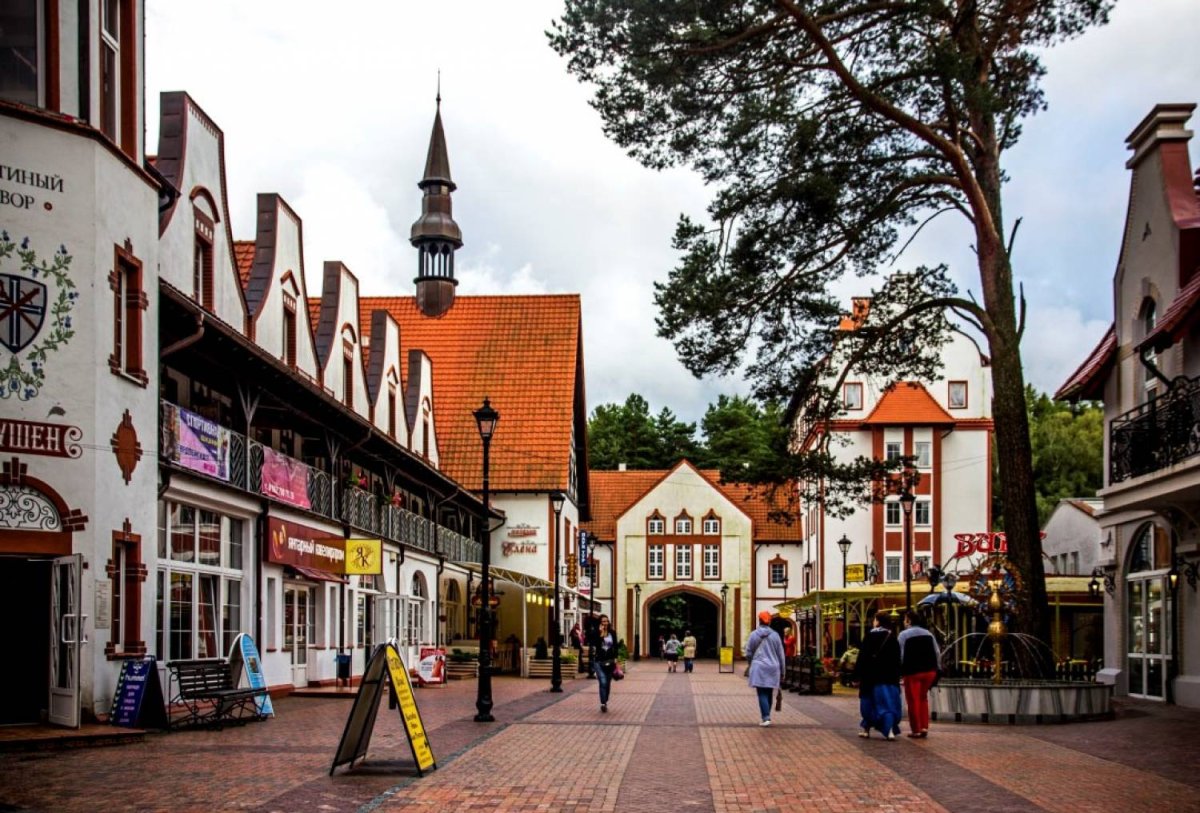 Светлогорск Калининград осень