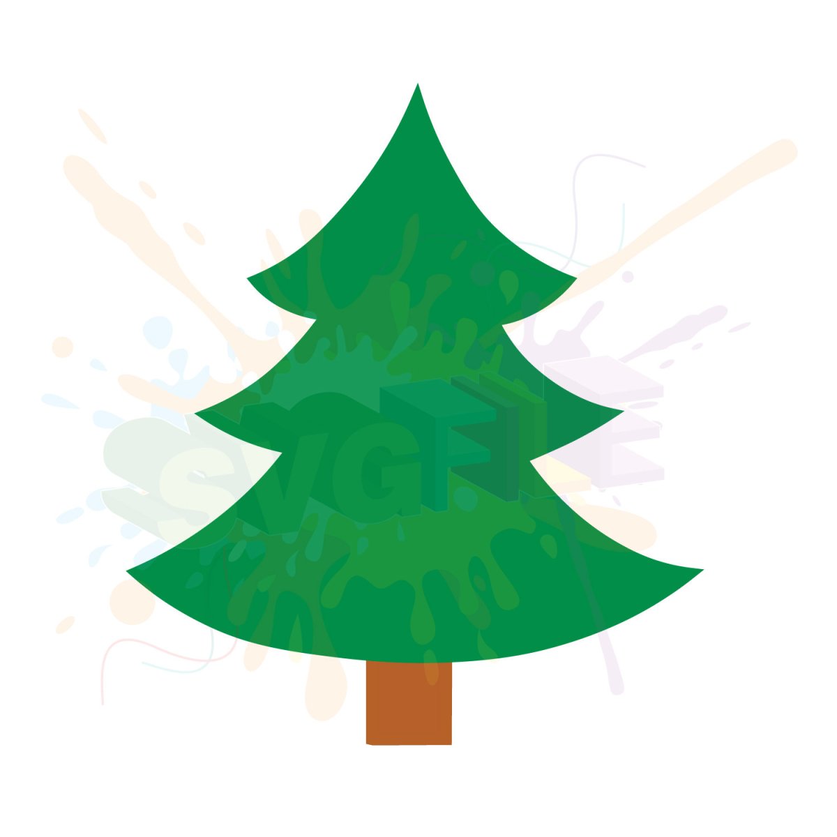 Рисунок сосны для информатики