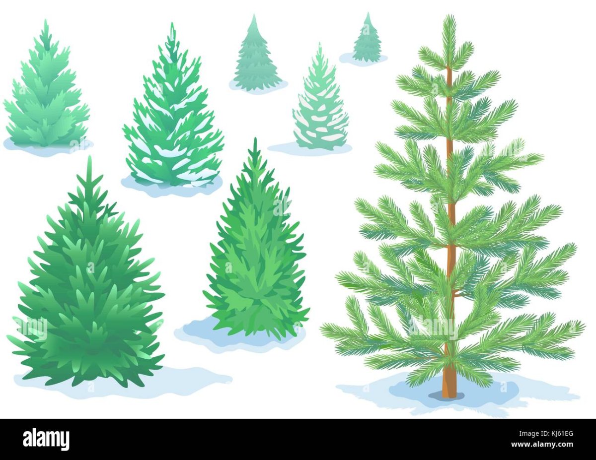 Векторная елочка