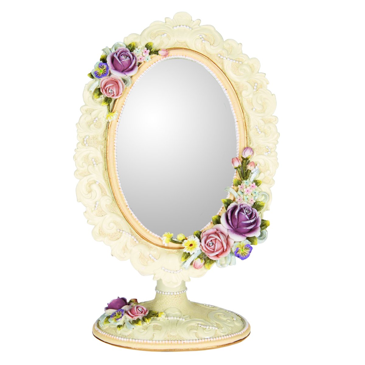 Зеркало напольное с железной рамкой