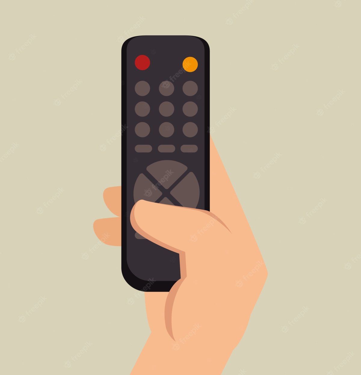 Пульт от телевизора вектор