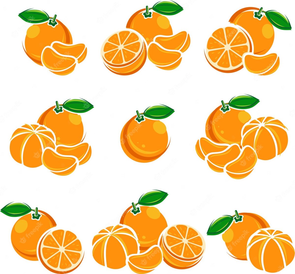 Стилизованный мандарин