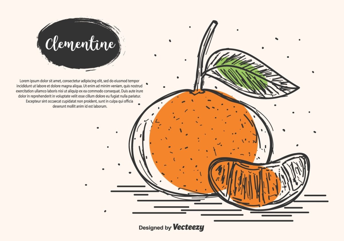 Мандарин силуэт