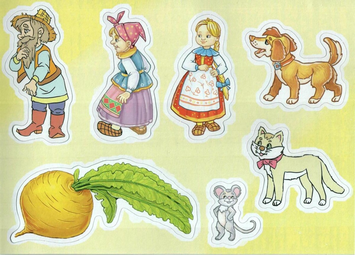 Персонажи сказки Репка