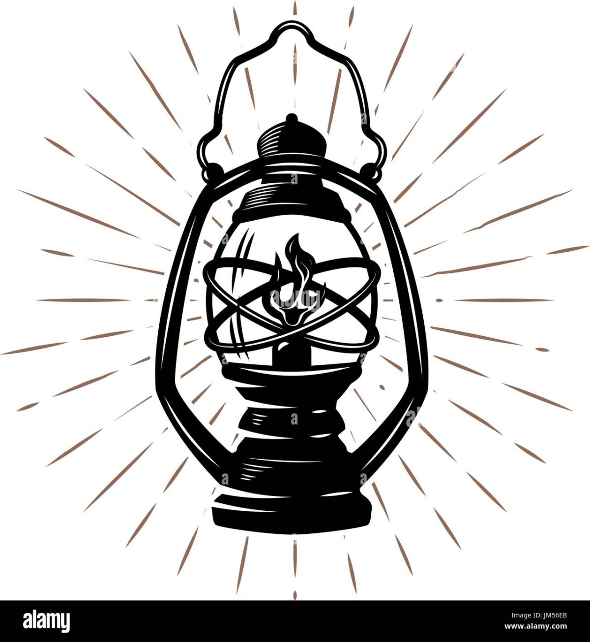 Набросок масляная лампа