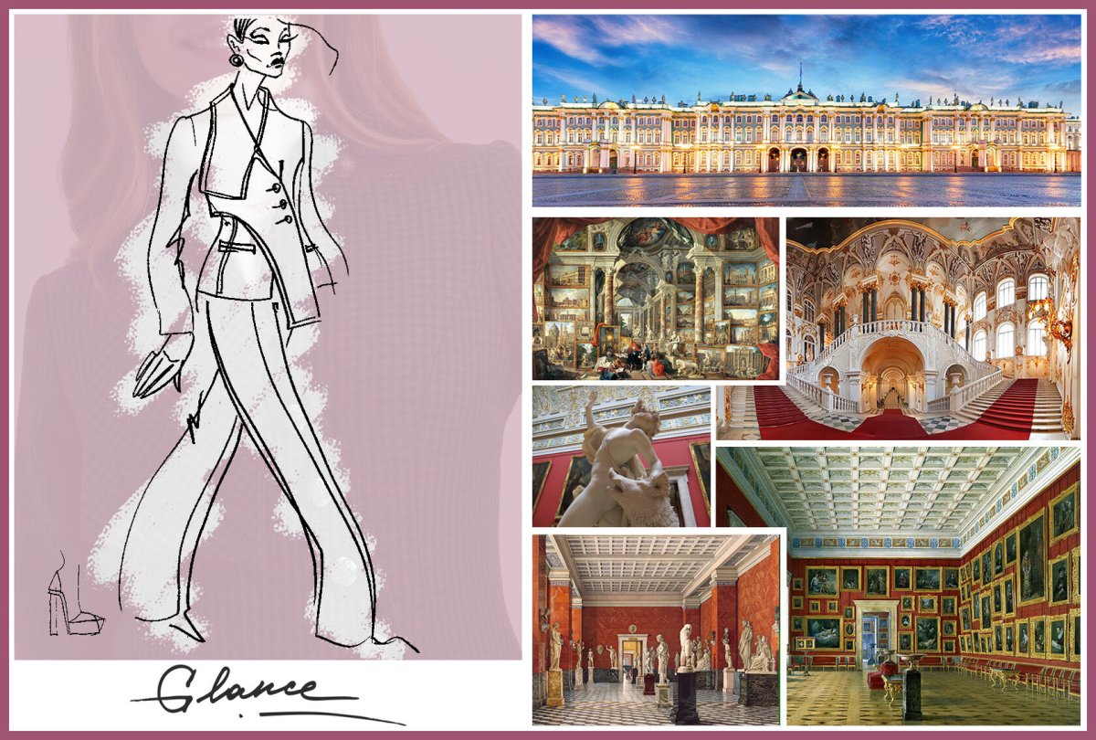 Санкт-Петербург Эрмитаж вектор