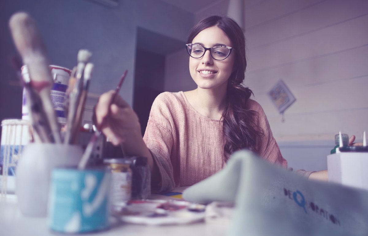 Девушка творческая личность