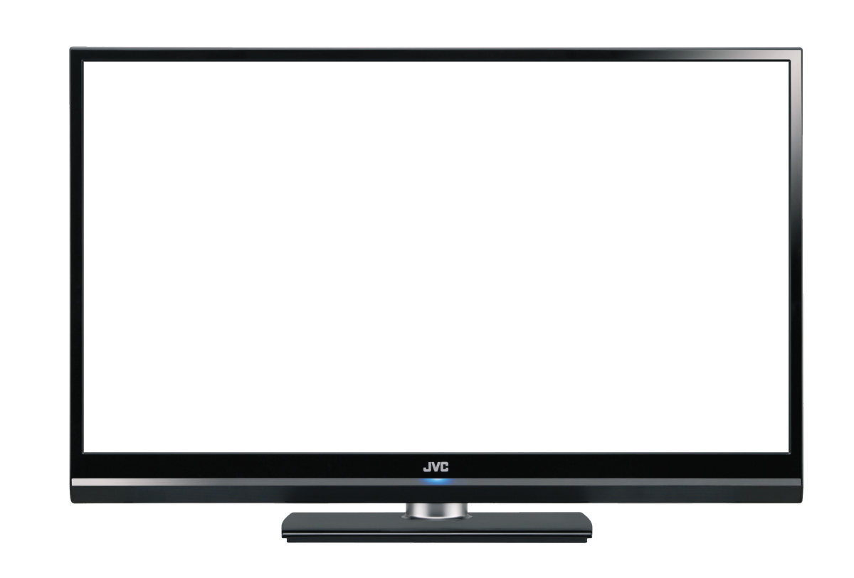 Телевизор на прозрачном фоне